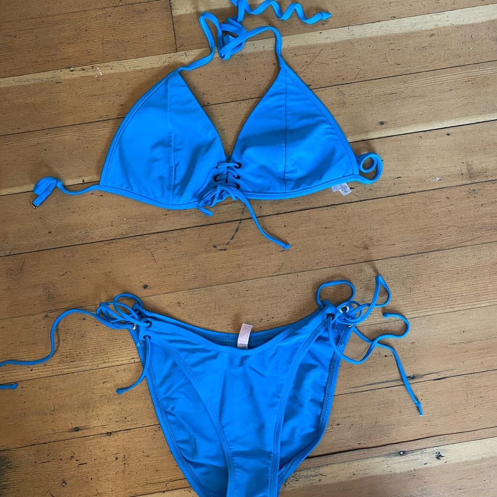 Beautiful Ocean Blue Victoria’s Secret Bikini.